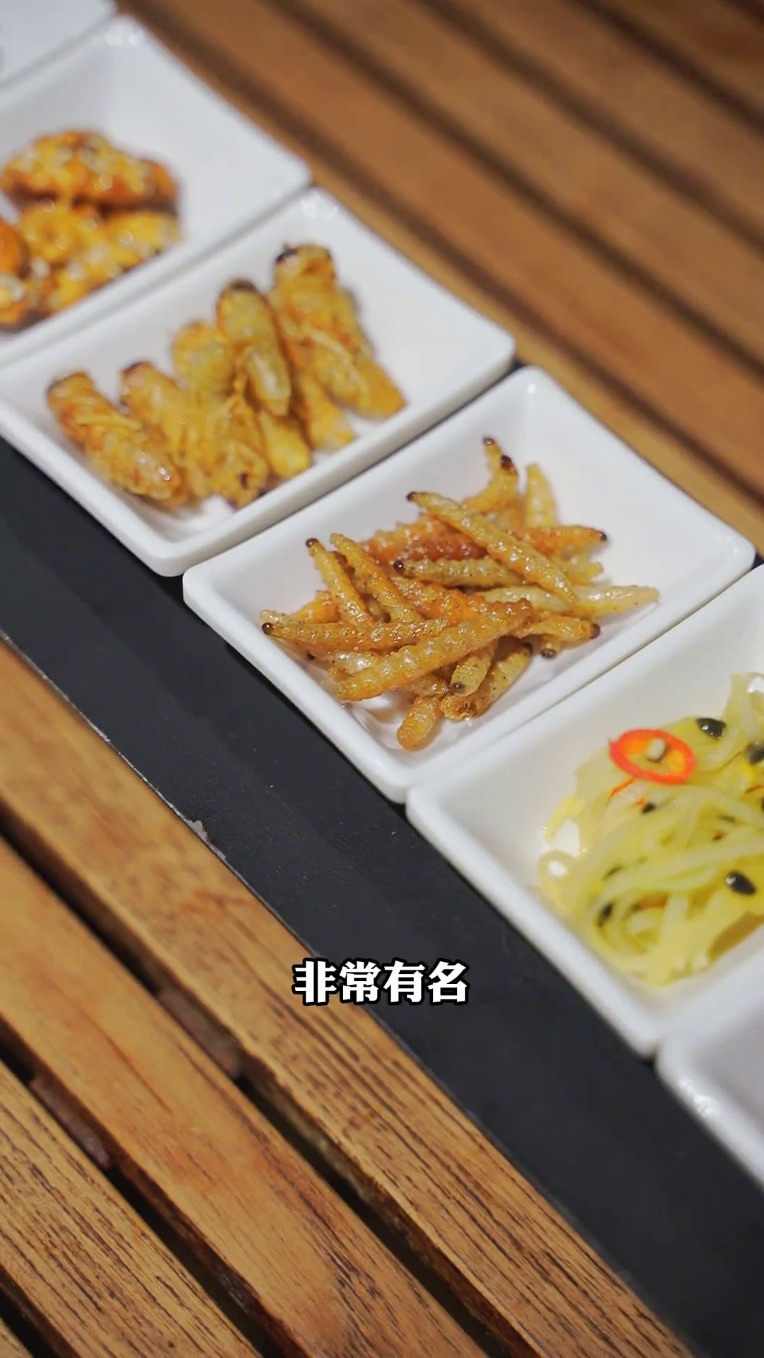 虫类开胃拼盘（含竹节虫、大马蜂等）